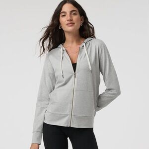 Vuori Gray Zip-Up Hoodie
